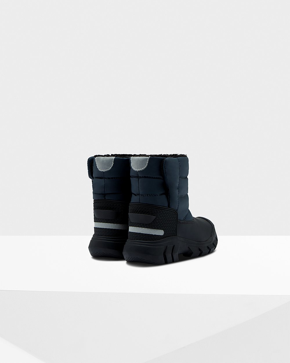 Botas de Nieve Hunter Niños - Original Little Insulated - Azul Marino/Negros - OXGZJWV-74